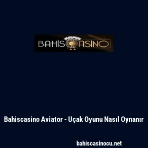 Bahiscasino Aviator - U&ccedil;ak Oyunu Nasıl Oynanır